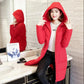 Women's Winter Down Jacket Korean Fashion Mid-length Padded Jacket Thickened Loose Plus Size Down Jacket