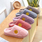 Autumn and Winter Pure Cotton Slippers Indoor Non-slip Soft-soled Shoes Warm Simple Plush Cotton Shoes