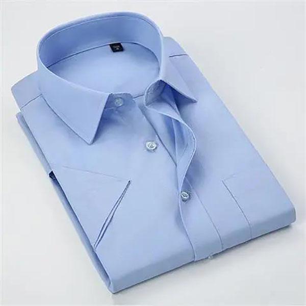 Summer Fat Plus Size Men's Short-sleeved White Shirts Men's Loose Shirts Fat Half-sleeved Shirts