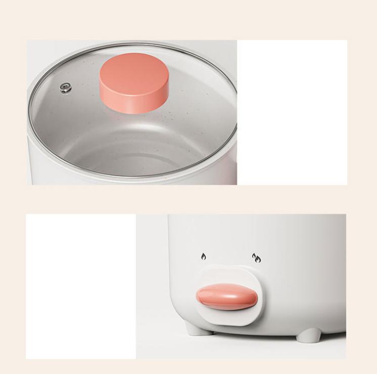 Small Electric Pot, Bedroom, Small Pot, Multi-function Electric Frying and Cooking All-in-one Pot, Household Cooking Pot