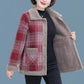 Mother Autumn Lamb Wool Coat Coat Middle-aged Women Thickened Grain Fleece Coat Middle-aged and Elderly Autumn and Winter Fur