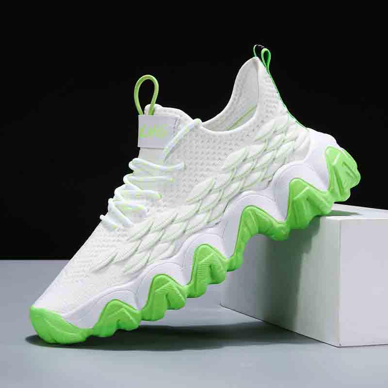 Plus Size 39-44 Fashion Summer Men Sneakers Low-top Mesh Running Basketball Shoes Outdoor Non-slip Shockproof Shoes