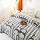 Double-sided Plus Fleece Blanket Sheets To Keep The Bed Warm In Winter Fluffy Coral Fleece Blanket Sofa Blanket Summer Air Conditioning Quilt