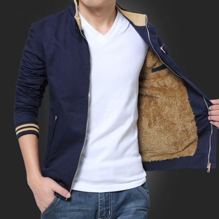 Mens Jackets Autumn Casual Coats Mens Sportswear Stand Collar Slim Jackets Male Bomber Jackets 4XL