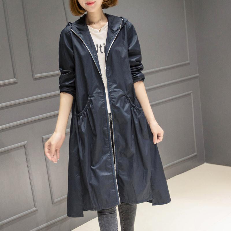 Women Classic  Coat Female Doube Breasted Trench Sashes England Style Turn-down Collar Outerwear