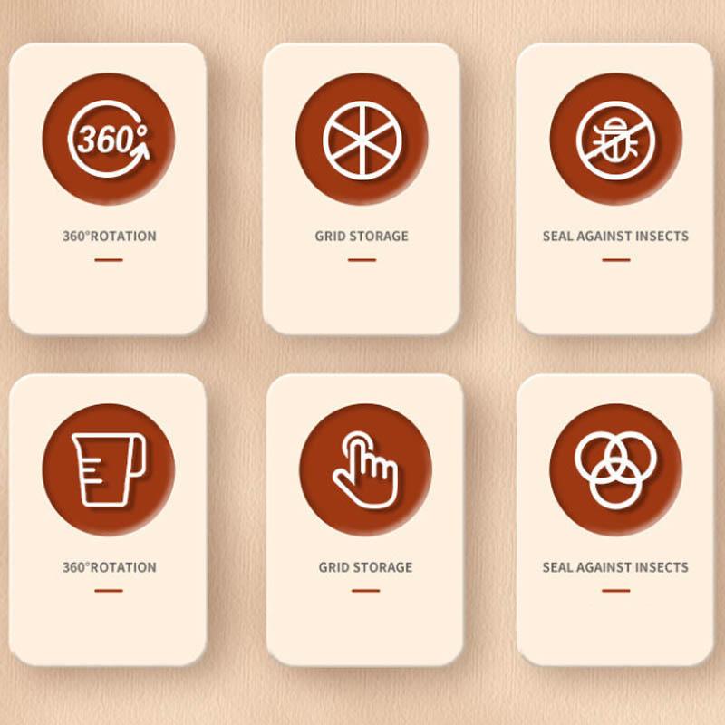 Piped Rice Barrel Home Anti-moisture Moisture Seal Rice Cylinder Rice Box Reservoir Barrel Storage Box Multi-grain Hybrid Can