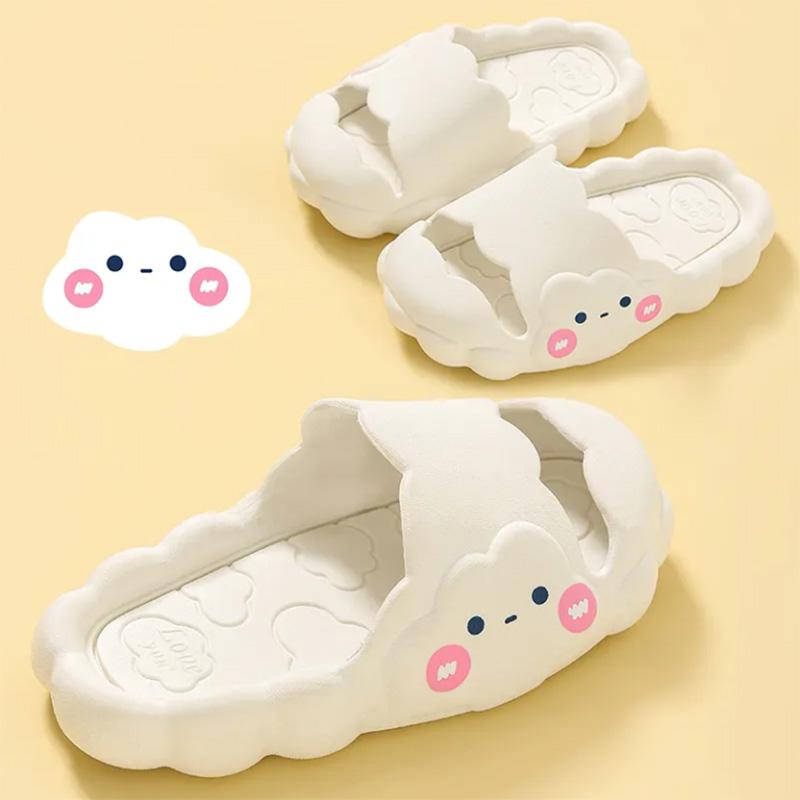 Children's Cloud Slippers Summer Girl Princess Non-slip Bathroom Indoor Parent-child Baby Sandals and Slippers