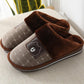 Cotton Slippers Men's Large Size Winter Household Indoor Non-slip Thick-soled Woolen Cotton Slippers Women's Warm Shoes