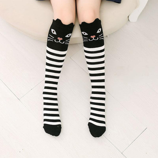 Knee-in-tube Socks Stockings Korean Children's High-tube Cotton Baby Socks