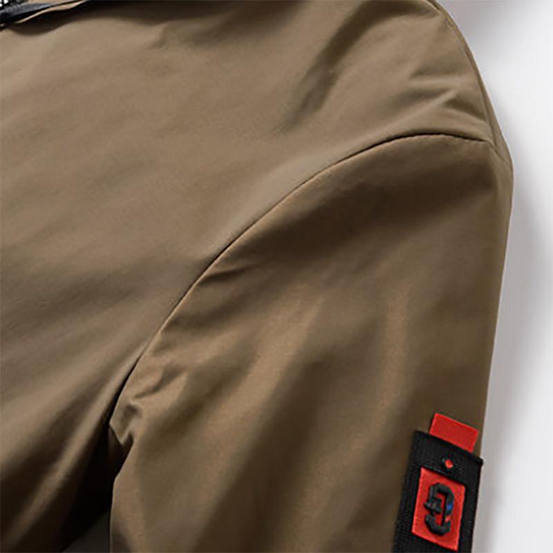 Men's Autumn and Winter Cotton Jacket Plus Velvet Padded Warmth for Young Men Korean Style Slim Jacket