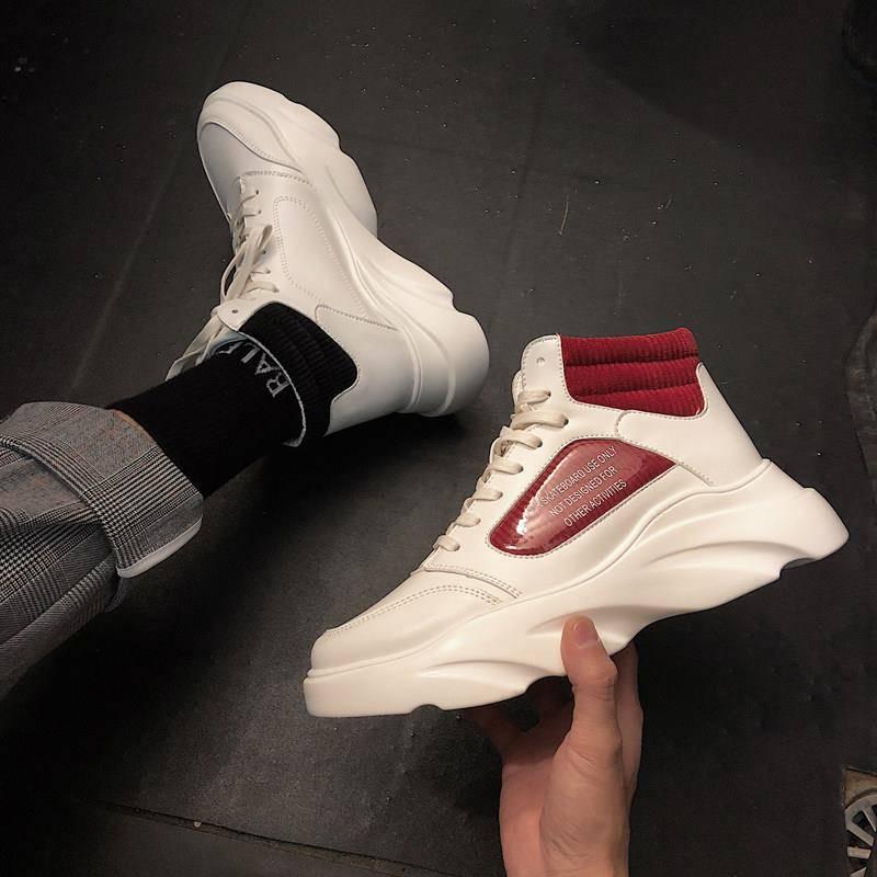 High help daddy shoes net red increase climax shoes Martin boots men's shoes high casual sports