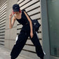 Small Daisy Loose High-waisted Trousers Female Korean Student Wide-leg Leggings Pants Slimming Sports Casual Pants