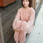 Winter Coral Fleece Women's Pajamas Keep Warm Cute Student Flannel Long Sleeves Can Be Worn Outside Home Clothes