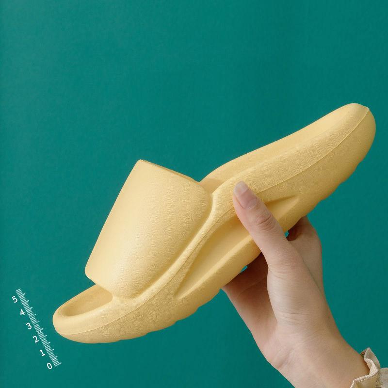 Summer Slippers Feeling Super Thick Soft Soles Household Bathroom Non-slip Silent Soft Bottom Slippers Men Women