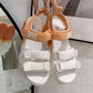 Summer Sandals for Women’s Outer Wear Comfortable Breathable and Thickening Women’s Shoes Flat Bottom Fashion