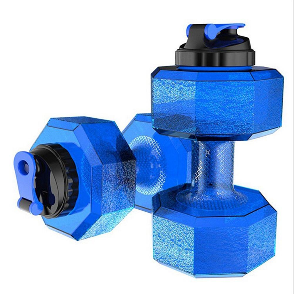 2.5L Dumbbells Shape High-Capacity Sports Water Bottle