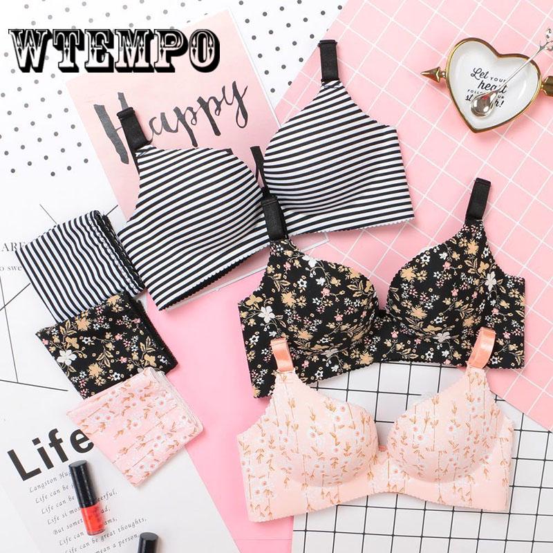 AB Cup Sexy Woman Young Girl  Bra French Romantic Gathered Bra Cute