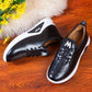 Cotton Shoes Women's Winter Leather Waterproof Short Boots Plus Velvet Thick Flat Bottom Non-slip Warm Small Leather Shoes