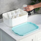 Desktop Storage Box Clothes Toy Plastic Finishing Box Household Clothing Storage Box with Cover Large Storage Box