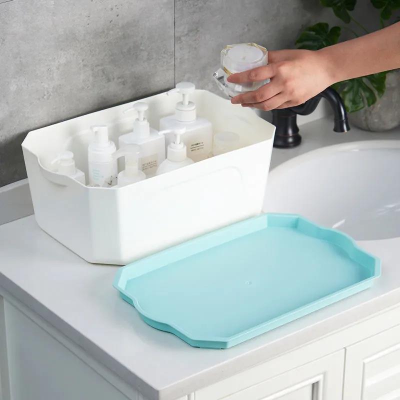 Desktop Storage Box Clothes Toy Plastic Finishing Box Household Clothing Storage Box with Cover Large Storage Box