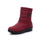 Women Snow Boots Winter Shoes Waterproof Ankle Boots Non Slip Shoes Side Zipper Plus Size Booties 35-43 Plush Warm Thick Fur Cotton