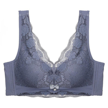 Beautiful Back Without Steel Ring Light and Comfortable Gather Side Put on The Support Adjust The Chest Shape, Medium Thick Cup Thin Sexy Bra
