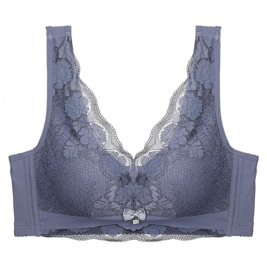 Beautiful Back Without Steel Ring Light and Comfortable Gather Side Put on The Support Adjust The Chest Shape, Medium Thick Cup Thin Sexy Bra