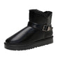 Thicken Plus Velvet Snow Boots Women All-match Flat-bottomed Waterproof Super Warm Cotton Boots Winter Shoes