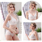 Women's elegant sexy lace floral underwear big breasts show small bra female thin non-sponge brassiere gather anti-sagging comfortable solid bralette