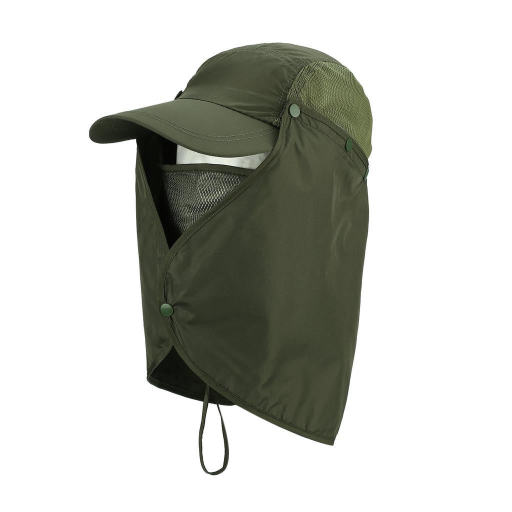 Quick Dry Unisex Outdoor Sport Fishing Hiking Face Neck Cover Sun Cap Sunshade