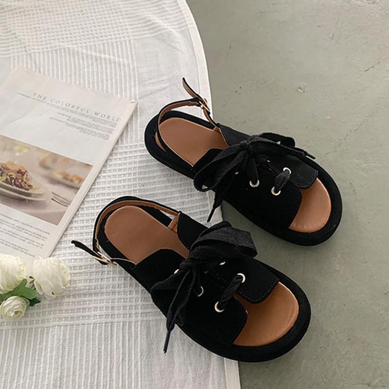 Sandals Female Summer Fairy Style Fashion Students All-match Rome Flat Shoes