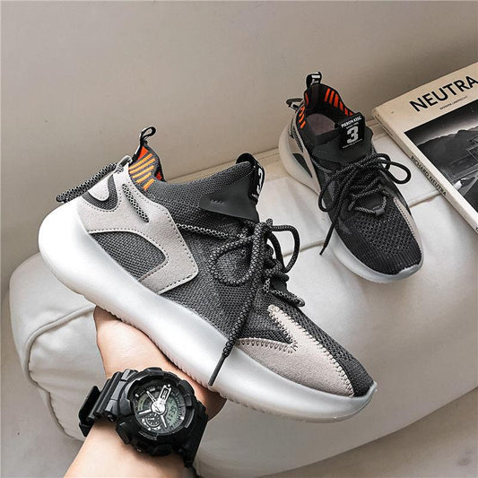 Men's Korean Style Trendy Coconut Shoes Summer Breathable Student Sneakers Casual Shoes Men's Shoes