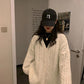 Autumn and Winter Women's Outer Wear Warm Sweater Casual Loose Thick Retro All-match Korean Twist Knitted Cardigan