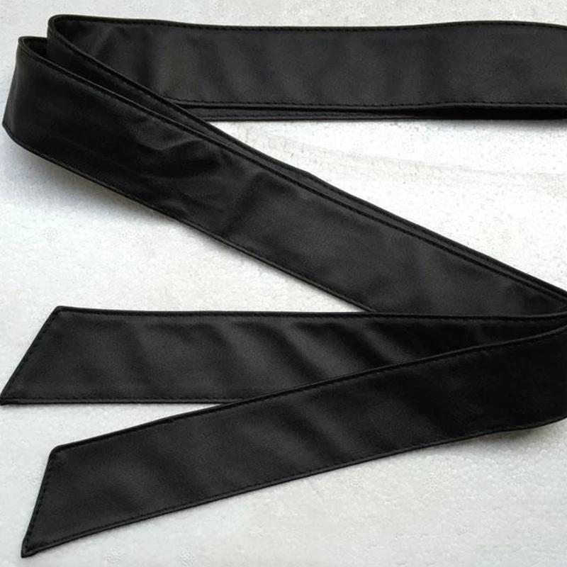 2.5/4cm Width Bow Tie Belt Waist Rope Thin Fur Belt PU Leather Belt Women's Wide Coat Leather Belt Dress Belt