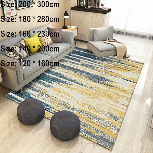 Bedside Mat Door Mat Large Size Bedside Mat Nordic Print 3D Rug Living Room Rug Bedroom