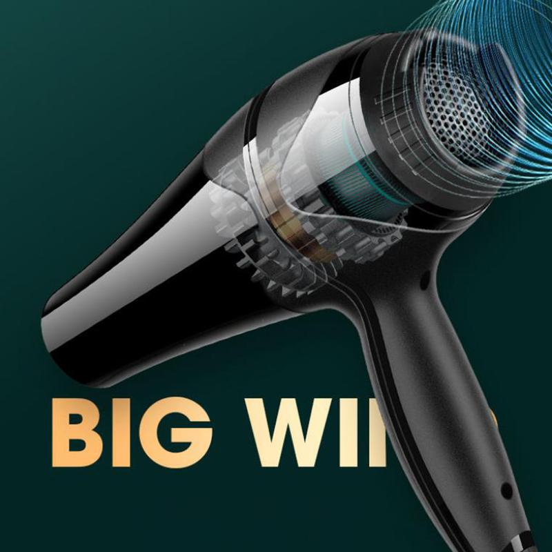 1600W Hair Dryer Set Blu-ray Hair Care Hot/cold Hair Dryer Hairdressing Equipment for Home Hair Salon