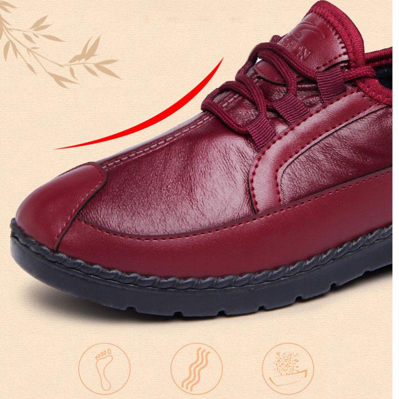 Soft-soled Comfortable Casual Non-slip Round-toe Flat-bottomed Women's Shoes Fleece Warm and Comfortable Cotton Shoes