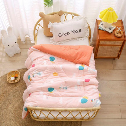 Cute Cartoon Pattern Children Are Washed Cotton Student Dormitory Spring and Autumn Are Thickened Winter Quilt Baby Nap Summer Cool Quilt Core
