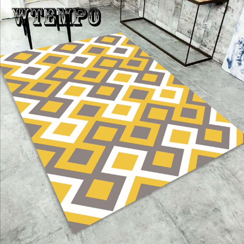 Fashion Modern Line Cross Door Mat Carpet Bedroom Rug Living Room Kitchen Mats