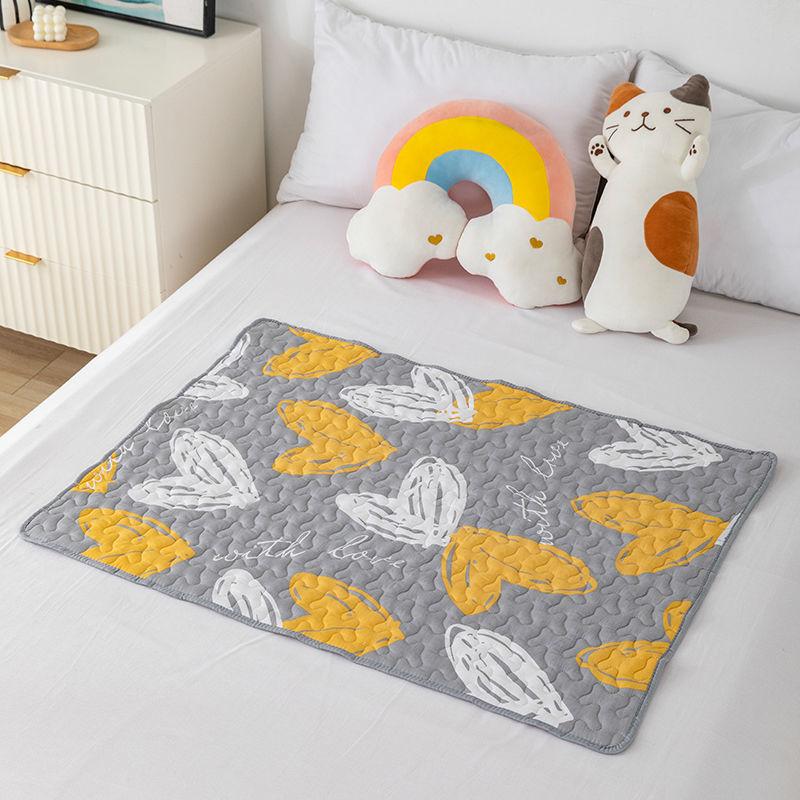 Pure Cotton Anti-slip Aunt Mats Moon Pad Can Be Washes Mesh Pad Physiology Example Holiday Anti-side Leak Dianz Baby Diaper Pad