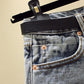 Denim Shorts Women's High Waist Summer Tide Ins Loose and Thin Wide-legged Hole A-line Pants