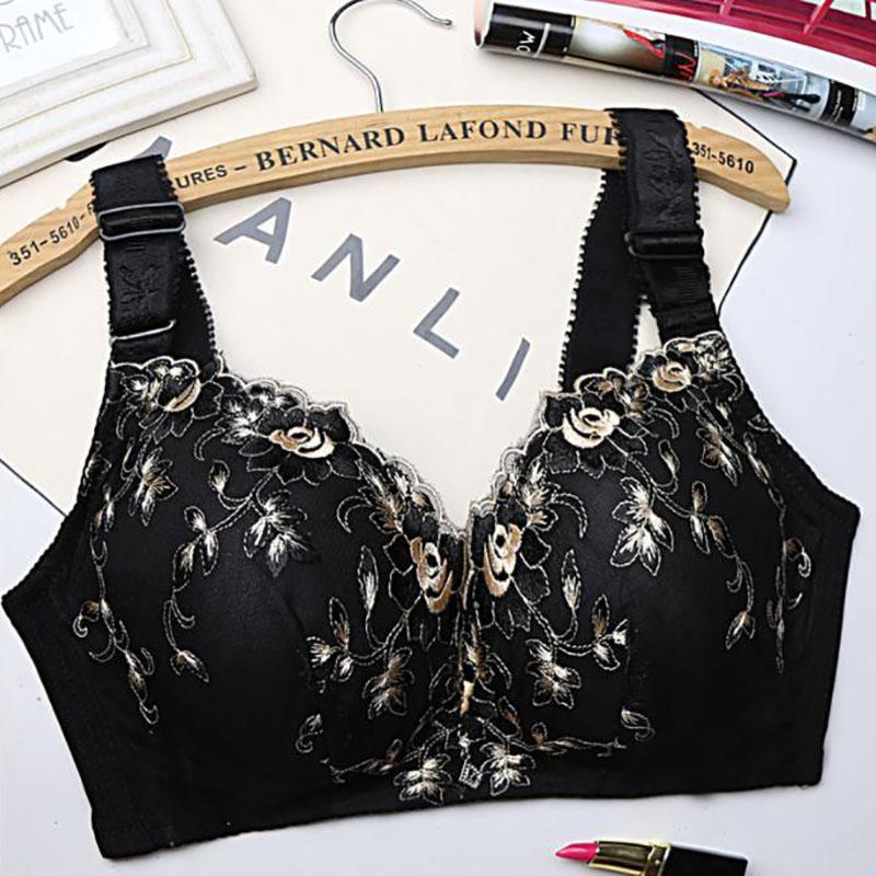 Floral Bras Sexy Push Up Bra for Women Plus Size Underwear Lingerie Thin Wire Free D Bralette Woman Push Up Bras