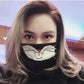 Lady Simple Color Slim Knitwear Turtleneck Bottoming Top Bunny Embroidery Pullover Sweater