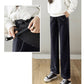 Maternity Pants Spring and Autumn Outer Wear Trousers Fashion Loose Spring Wide-leg Pants Maternity Pants Plus Velvet Autumn and Winter Models