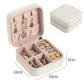 Jewelry Box Travel Comestic Jewelry Casket PU Leather Storage Box Ring Lady Case Portable Jewelry Organizer Necklaces