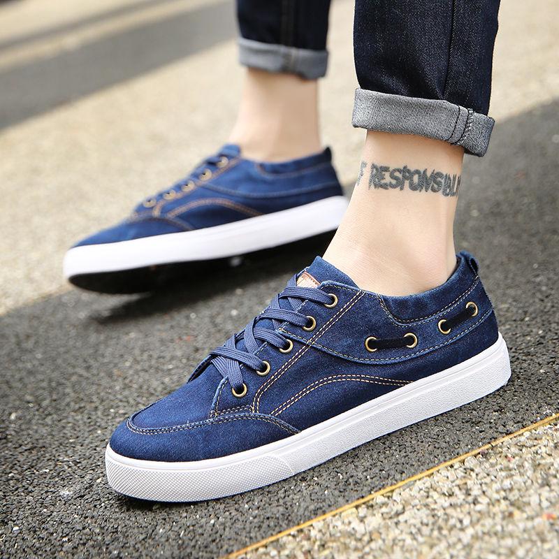 Spring Canvas Shoe Man Board Shoe Man Cloth Shoe All Go Together Student Recreational Shoe