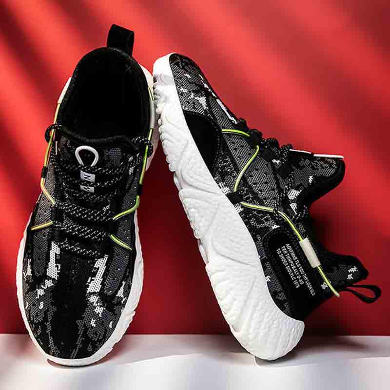 Size 39-44 Fashion Summer Men Mesh Sneakers Low-top Running Basketball Shoes Outdoor Non-slip Shockproof Shoes