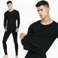 Men Winter Thermal Underwear Male Autumn Clothes Tight Suit Thicken Windproof Comfortable Soft Lining Long Sleeve High Elasticity Wearable Versatile