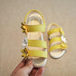 Girls Sandals Summer Children Sandals Korean Fashion Wild Flower Princess Shoes Baby Roman Shoes