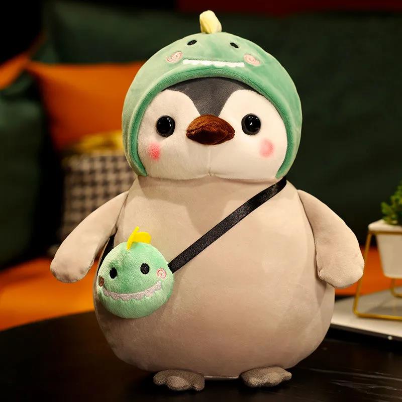 Kids Plush Toys Lovely Penguin Plush Doll Pillow Soft Changing Penguins Kids Sleep Doll Cute Children's Birthday Gifts